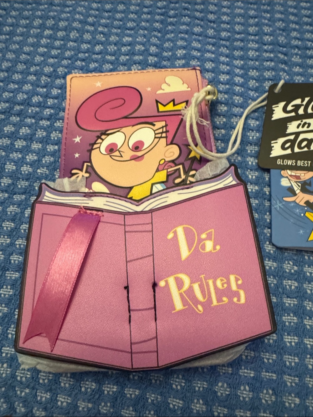 The Fairly OddParents 'Da Rules' Pink Book Wallet